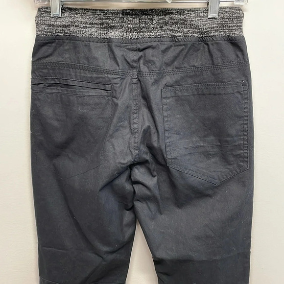 NWT Capsule from Stitch Fix Elastic Band Waist Woven Cotton Pull On Pant Black L - Picture 5 of 16